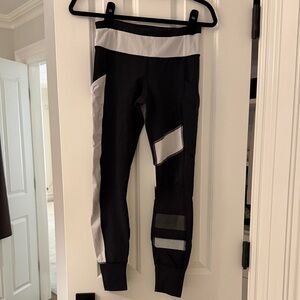 lululemon athletica Black and White Leggings